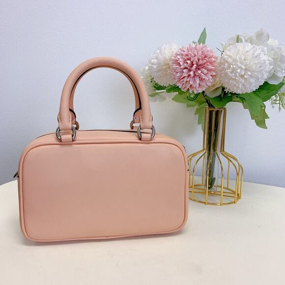 Coach CT776 Satchel Crossbody Bag in Sv/Faded Blush - Picture 3 of 9